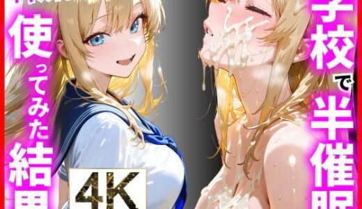 同人CG:学校で半催◯を使ってみた結果 ギャル同級生編