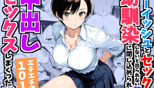 同人誌:ボーイッシュ幼馴染と「セックスしないと出られない部屋」に閉じ込められて…中出しセックスしまくった話